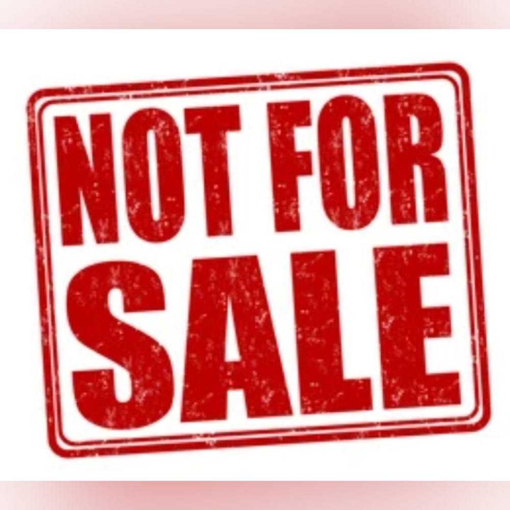 NO LONGER FOR SALE AND DUE TO POSHMARK'S NEW MANDATES YOU MAY NOT DELETE LISTING